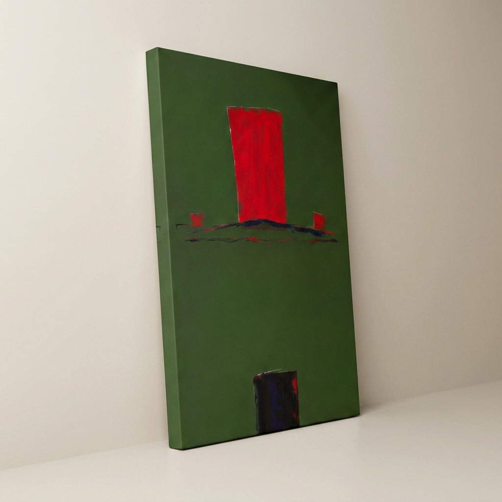 Green Territory, Red Ascent three quarter left view