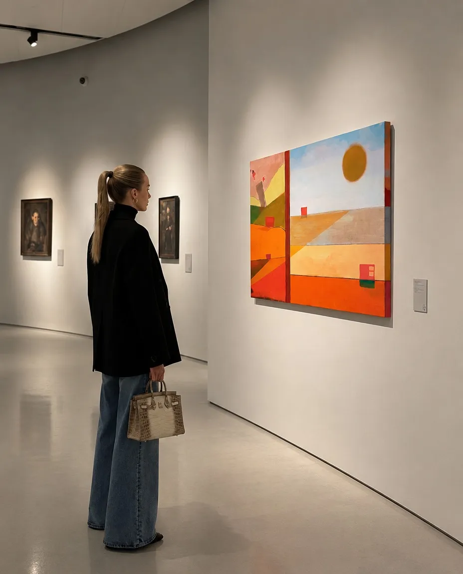 Angled view of SOL DIVISUS on a dark gallery wall with focused lighting.